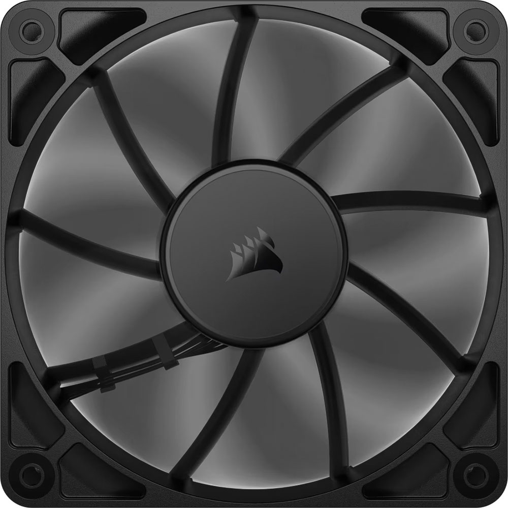 Cooler Fan Rs120 120mm Pwm Black Pack 3 Corsair