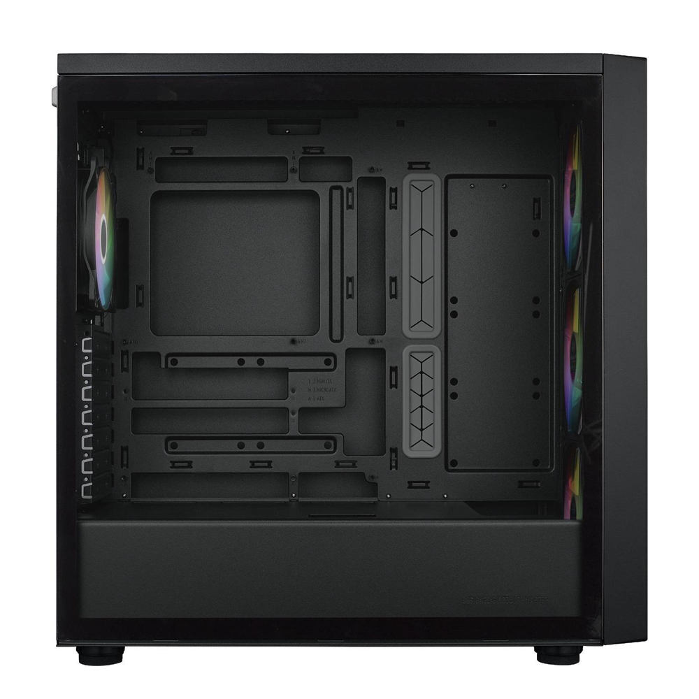 Gabinete Masterbox 600 Tg Fans X4 Argb Black Cooler Master