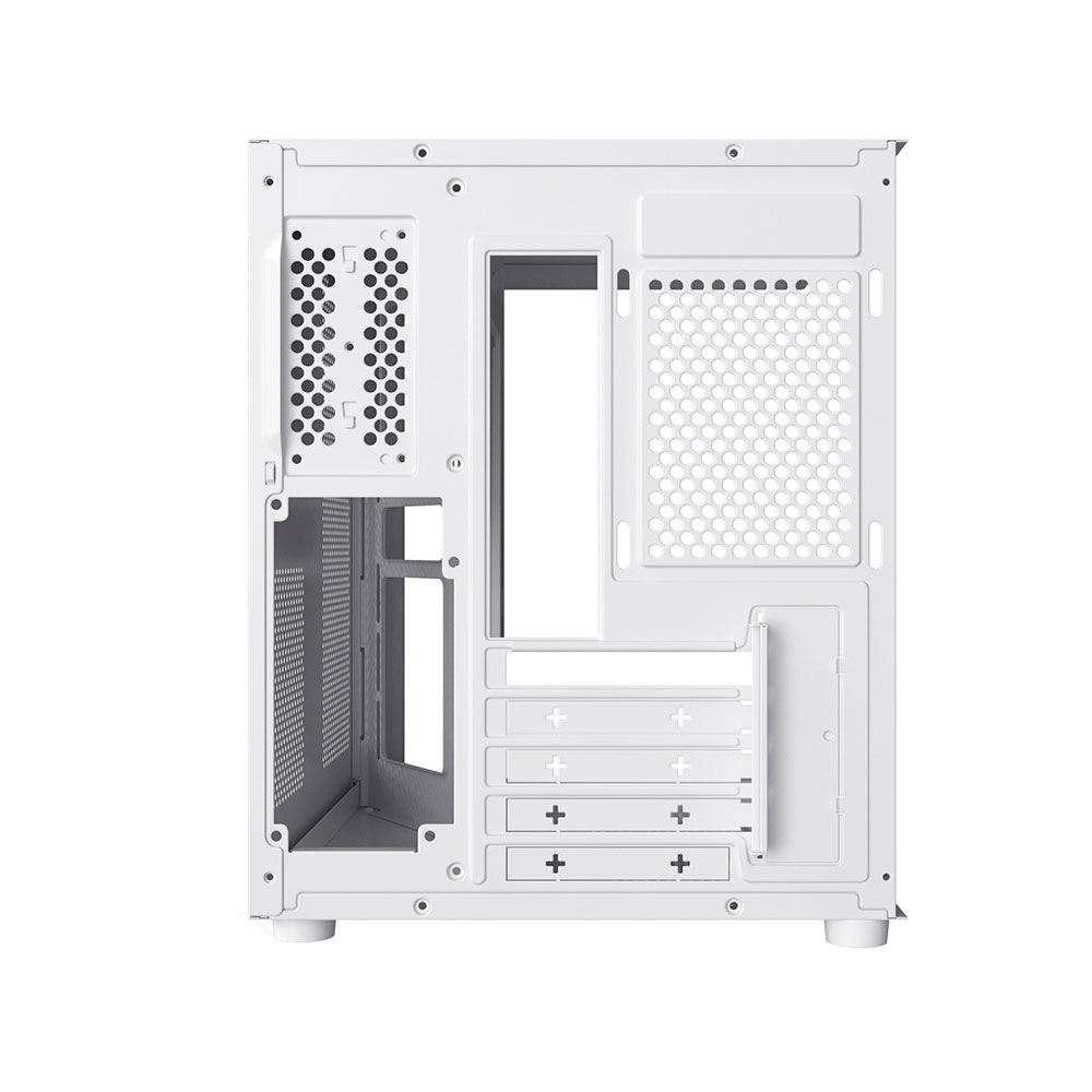Gabinete A8 Gs-7950 Tg Fans X5 Argb White Sentey
