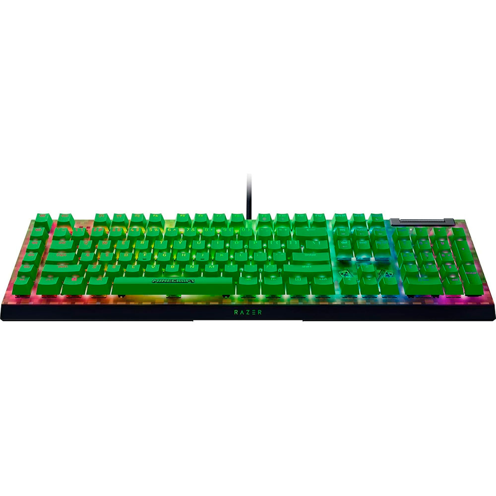 Teclado Blackwidow V4 X Minecraft Editioin Green Switch Us Razer