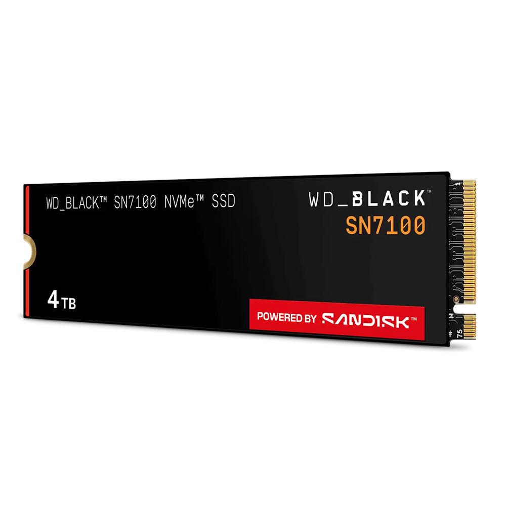 Disco Ssd 4tb Sn7100 Black M.2 Nvme Gen4 Wd