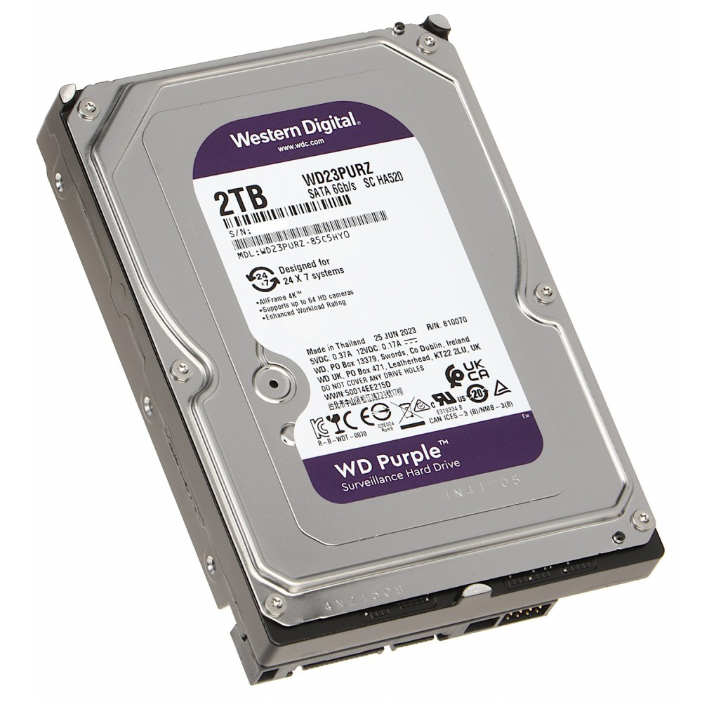 Disco Hdd 2tb Purple Surveillance Wd