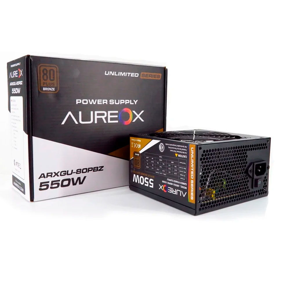 Fuente 550w 80+ Bronze Aureox