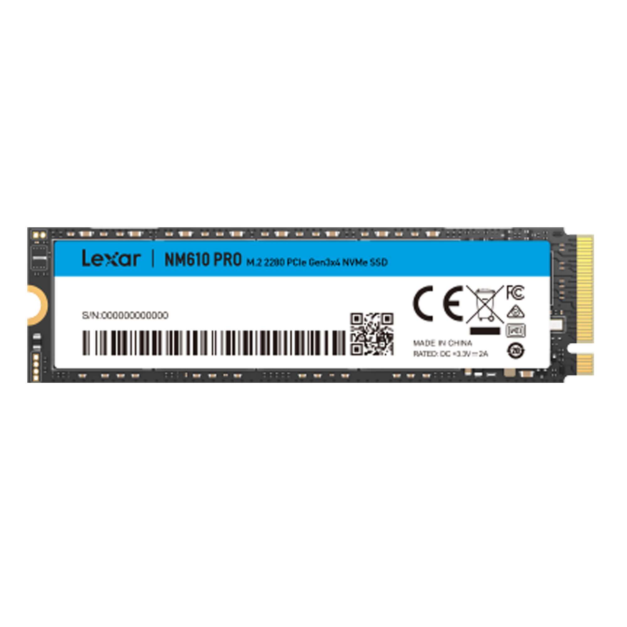 Disco Ssd 500gb Nm610 Pro M.2 Nvme
