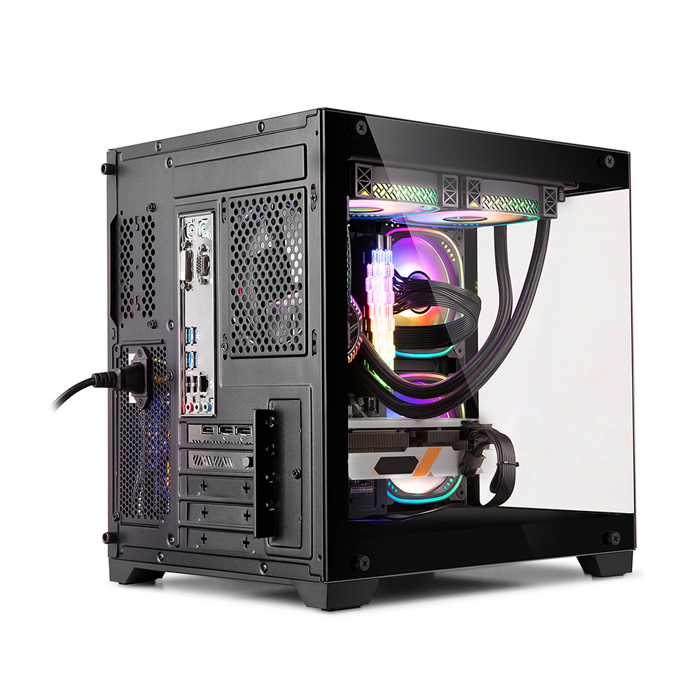 Gabinete A10 Gs-8000 Tg Fans X5 Argb Black Sentey