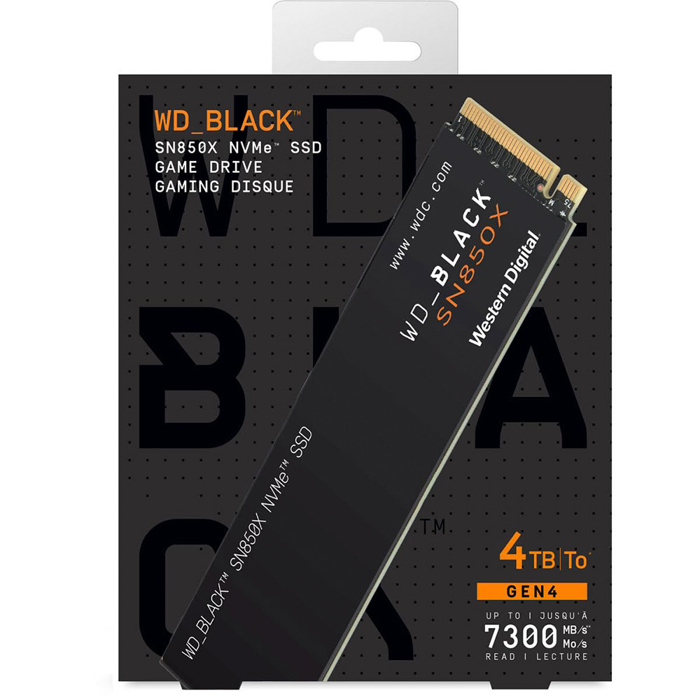 Disco Ssd 4tb Sn850x M.2 Nvme Gen4 Black Wd