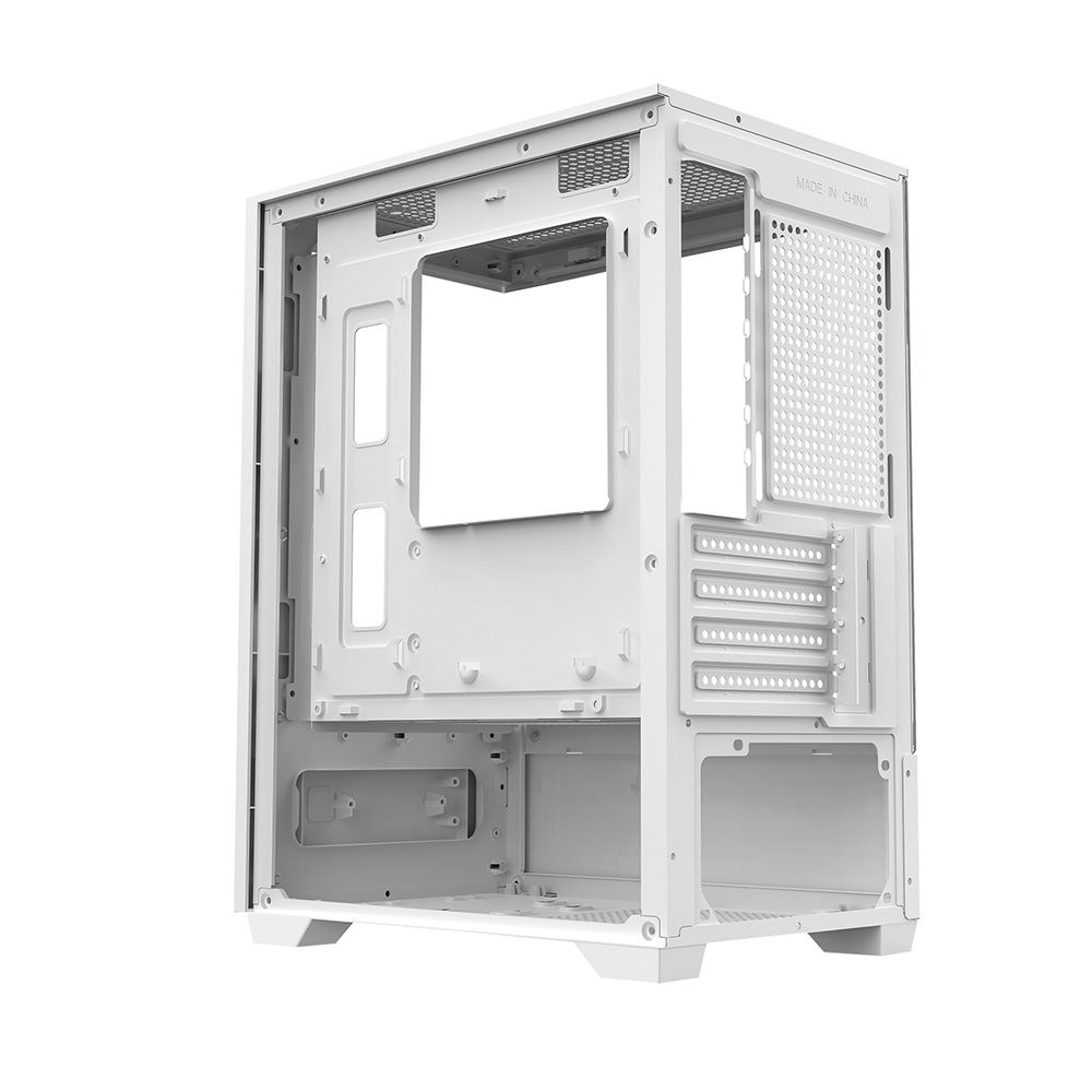 Gabinete H11 6110-sf White Tg Fans X5 Frgb Sentey