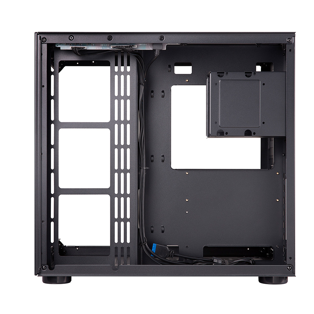 Gabinete A40 Gs-8200 Tg Fans X7 Argb Black Tg Sentey