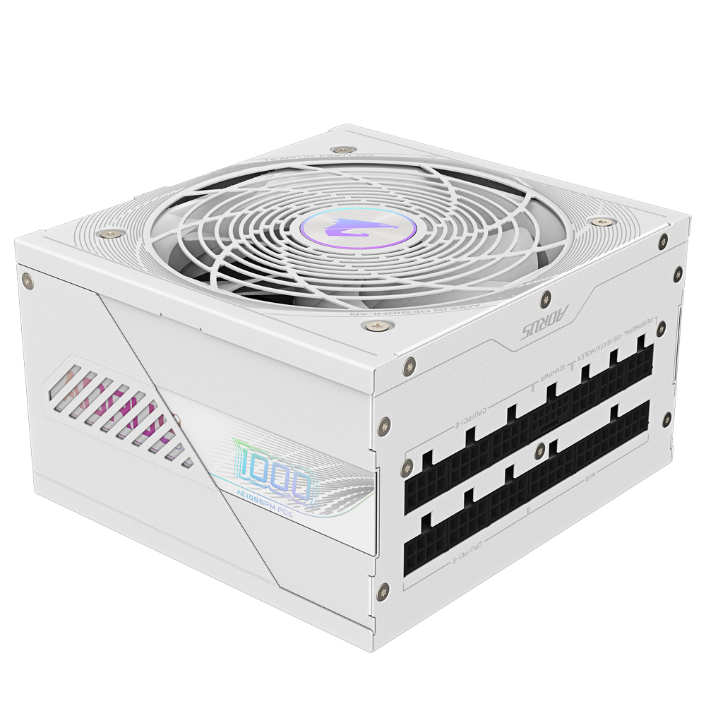 Fuente 1000w 80+ Platinum Aorus Elite Ice Pcie 5.0 Gigabyte