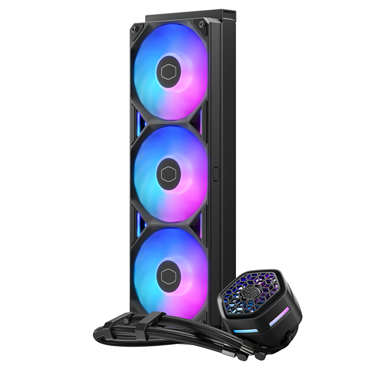 Watere Cooling Masterliquid 360 Atmos Ii Vrm Fan Argb Black Cooler Master