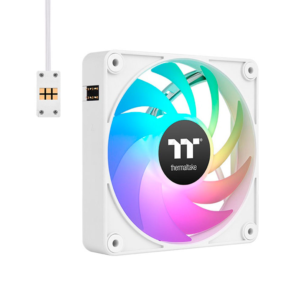 Cooler Fan Ct120 Ex Argb (pack X3) Snow Thermaltake