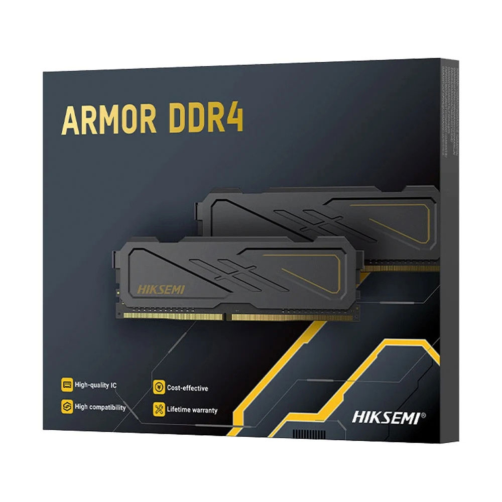 Memoria 32gb 2x16 3200mhz Ddr4 Armor Black Hiksemi