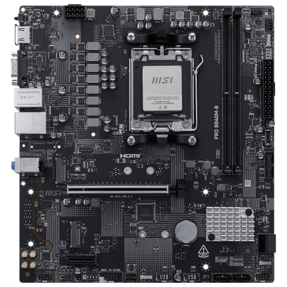 Mother Pro B840m-b Am5 Msi