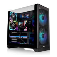 GABINETE VIEW 390 AIR TG FAN X2 BLACK THERMALTAKE
