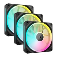COOLER FAN ICUE LINK LX120 RGB 120MM PACK 3 BLACK CORSAIR