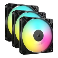 COOLER FAN RS120 120MM ARGB BLACK PACK 3 PWM CORSAIR