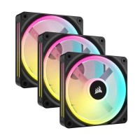 COOLER FAN ICUE LINK QX120 RGB 120MM PACK 3 BLACK CORSAIR