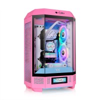 GABINETE THE TOWER 300 BUBBLE PINK TG FAN X2 THERMALTAKE