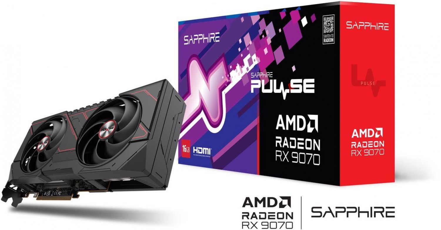 PLACA DE VIDEO SAPPHIRE PULSE RX 9070 16GB