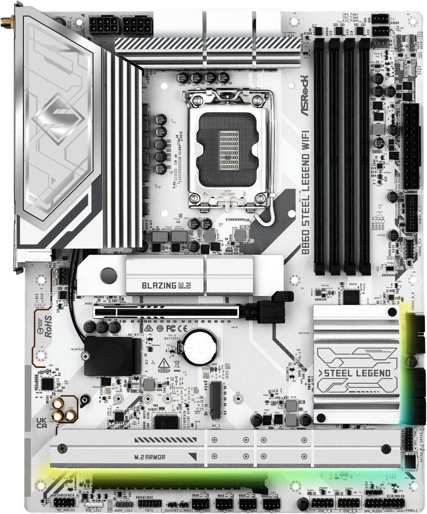 MOTHER ASROCK (LGA1851) B860 STEEL LEGEND WIFI