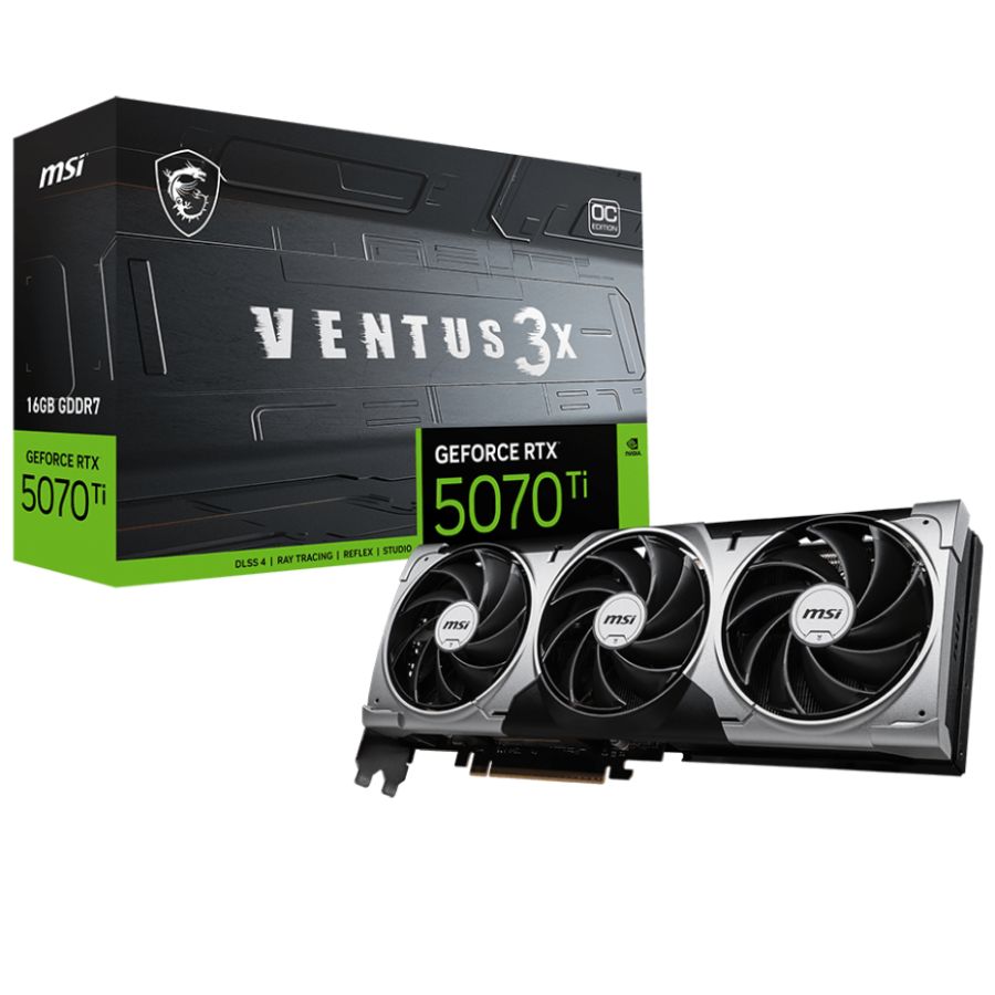 Placa MSI GeForc RTX 5070 Ti 16G VENTUS 3X OC