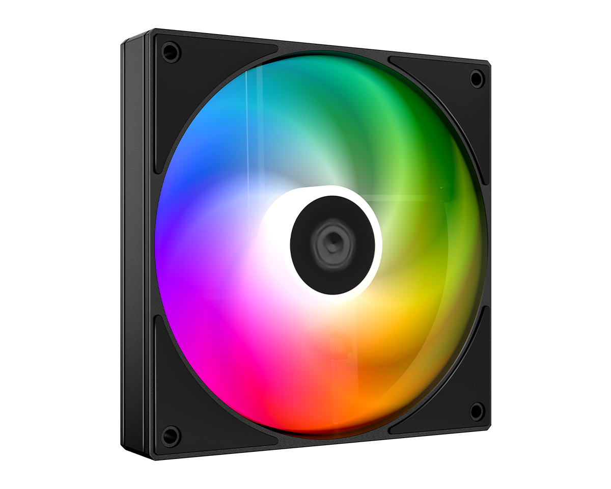 COOLER GABINETE ID-COOLING AS-120-ARGB-K BLACK 120MM ARGB