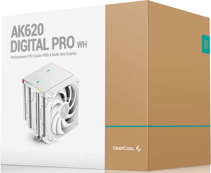 COOLER CPU DEEPCOOL AK620 Digital Pro White