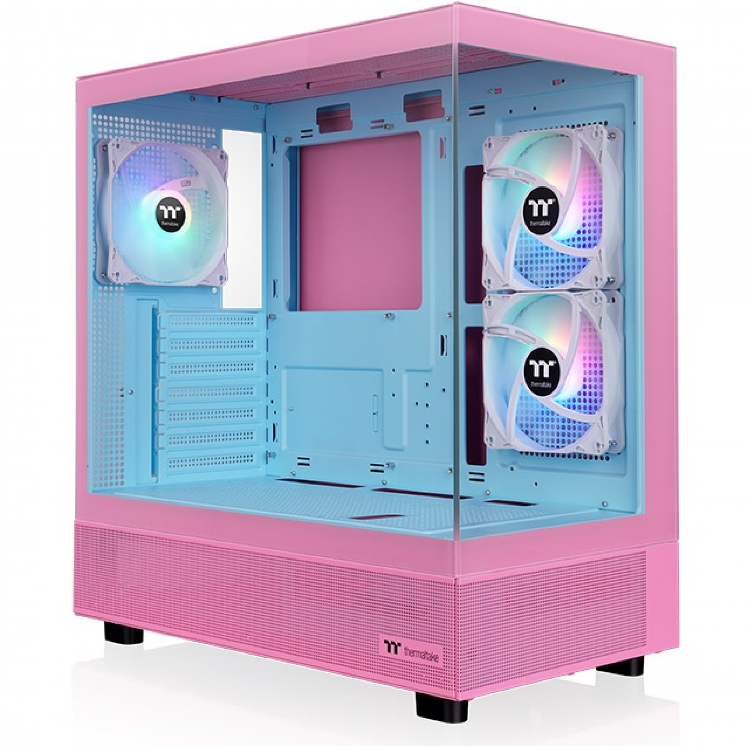 GABINETE THERMALTAKE VIEW 270 PLUS TG ARGB BOUBLE PINK TEMPERED GLASS