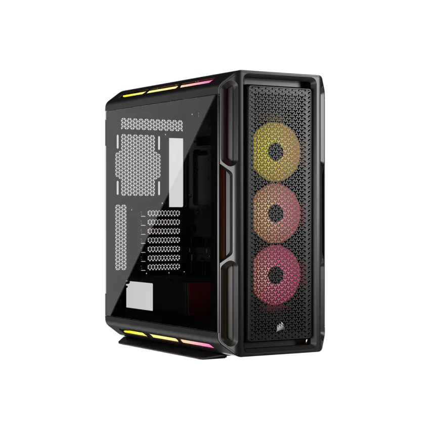 Gabinete Corsair iCUE LINK 5000T LX RGB Mid-Tower Fan x3 Black