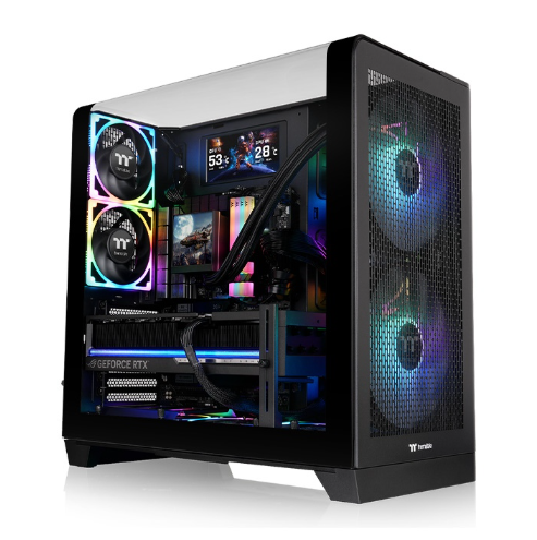 GABINETE THERMALTAKE VIEW 390 AIR BLACK TEMPERED GLASS