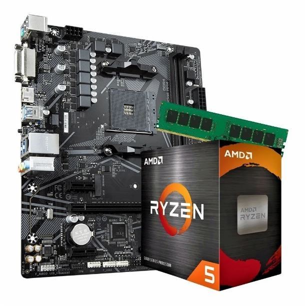 COMBO ACTUALIZACION PC AMD RYZEN 5 5600X+A520+16GB 3200