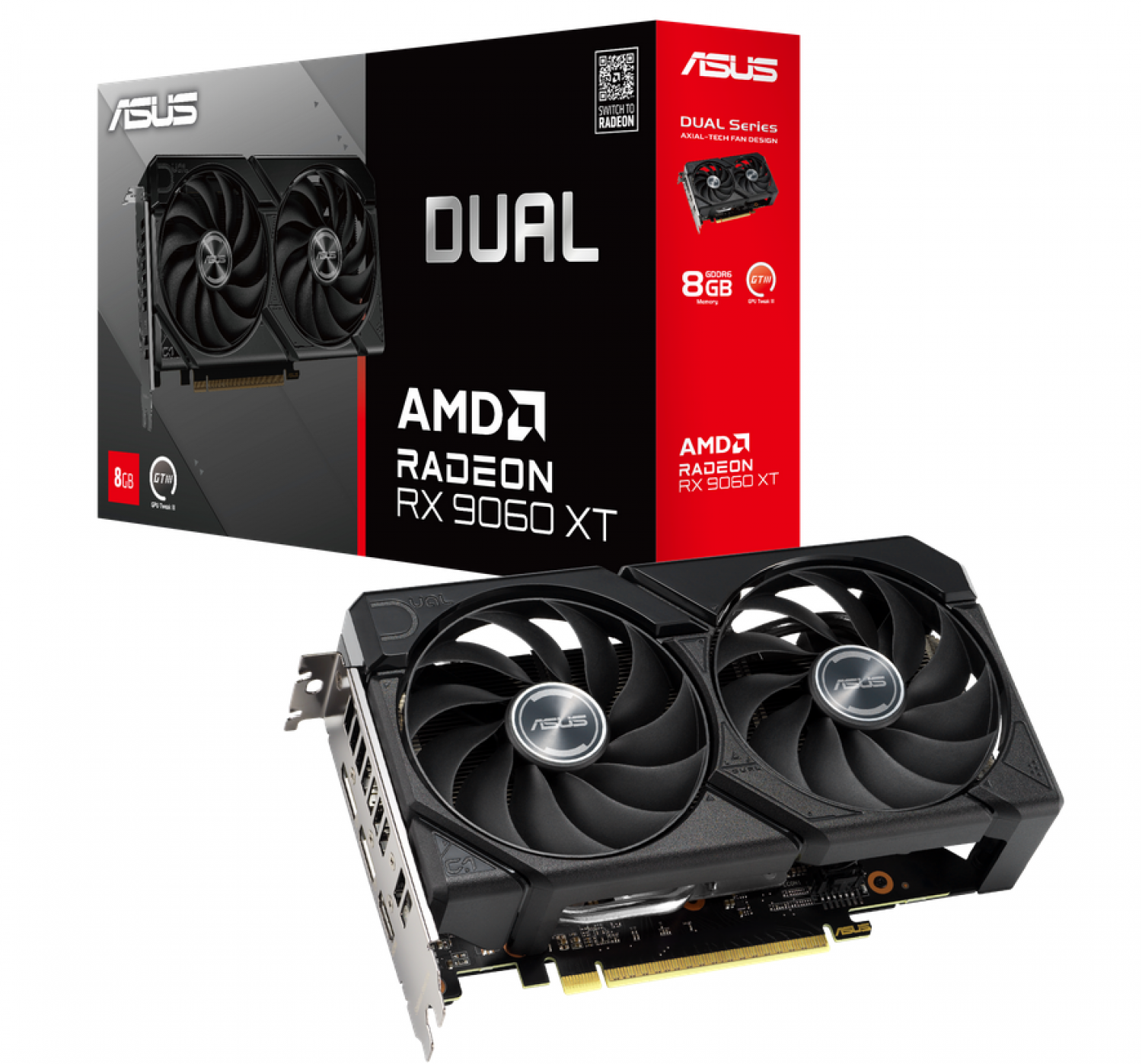 PLACA DE VIDEO ASUS DUAL RX 9060XT 8GB