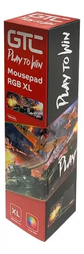 Pad Mouse pad Gamer Rgb XL Extendido Gtc Luz 795 x 300 x 4 Antideslizante