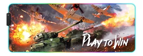 Pad Mouse pad Gamer Rgb XL Extendido Gtc Luz 795 x 300 x 4 Antideslizante