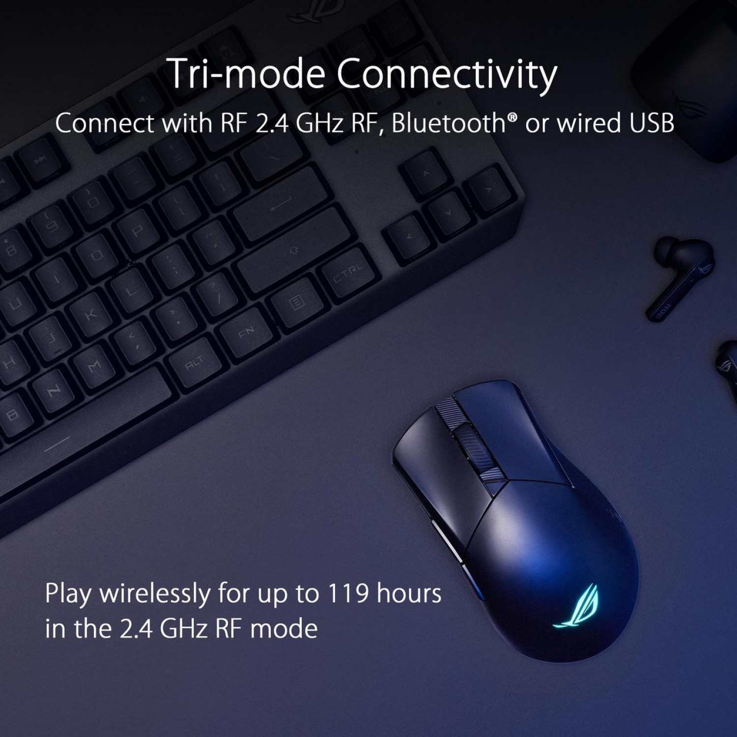 MOUSE ASUS P711 ROG GIII WL AIMPOINT BLACK
