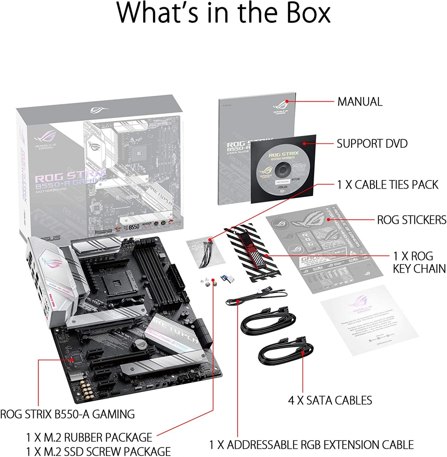 MOTHER ASUS (AM4) ROG STRIX B550-A GAMING