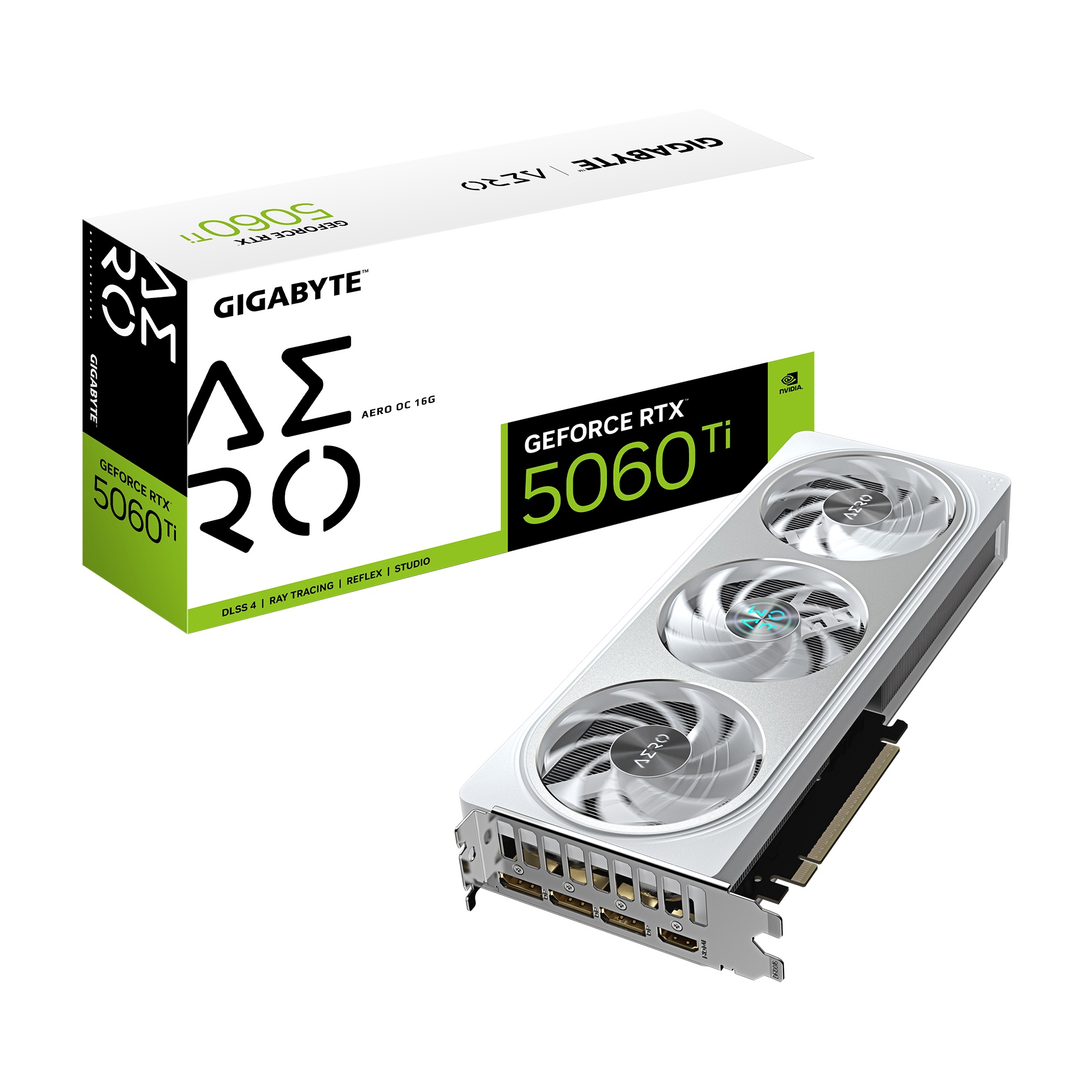 PLACA DE VIDEO GIGABYTE GEFORCE RTX 5060 TI AERO OC 16G