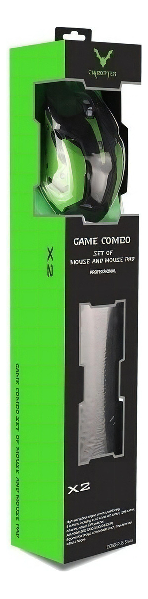 KIT GAMER MOUSE Y PAD MOUSE WESDAR 2400DPI