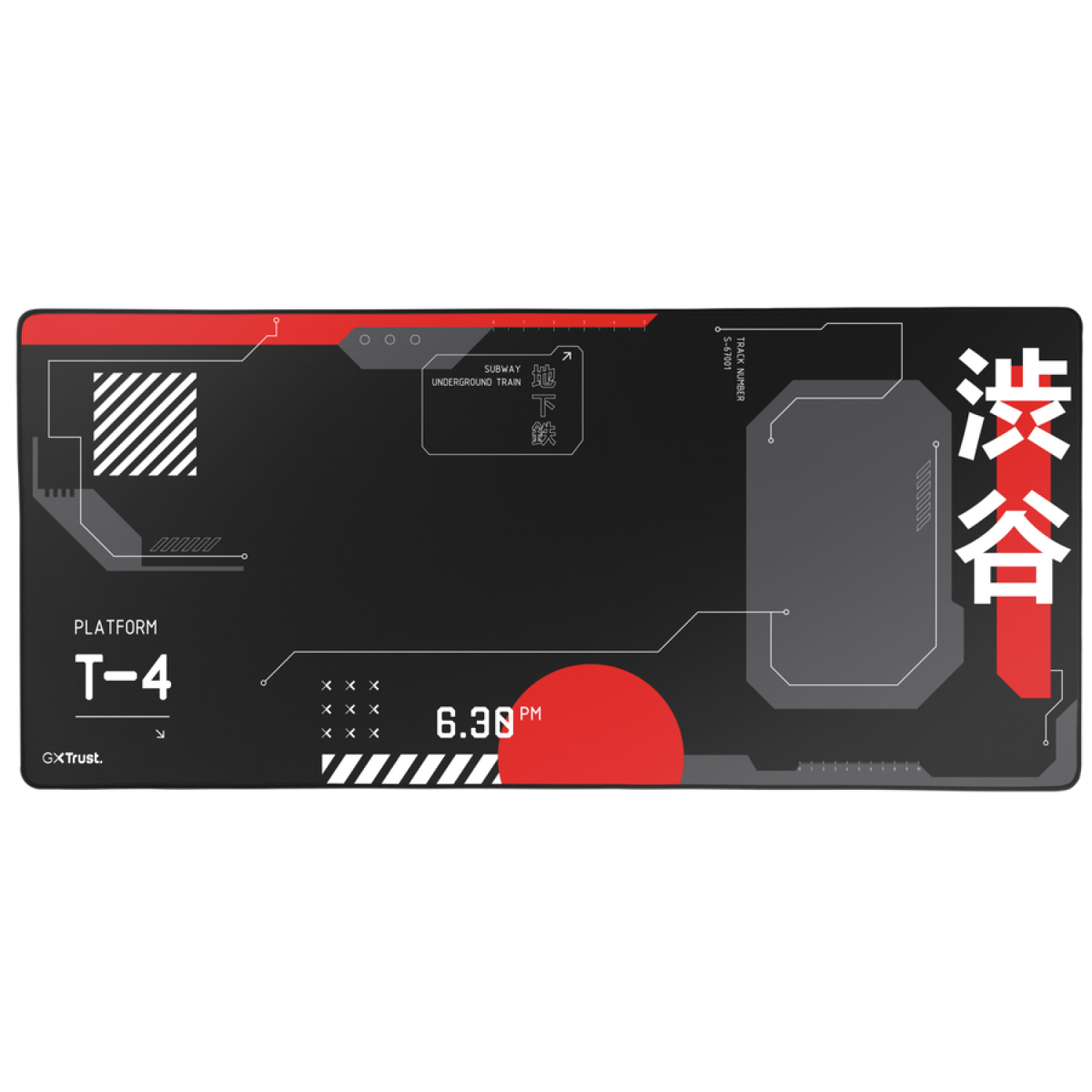 MOUSE PAD TRUST XXL JAPAN BLACK GXT759