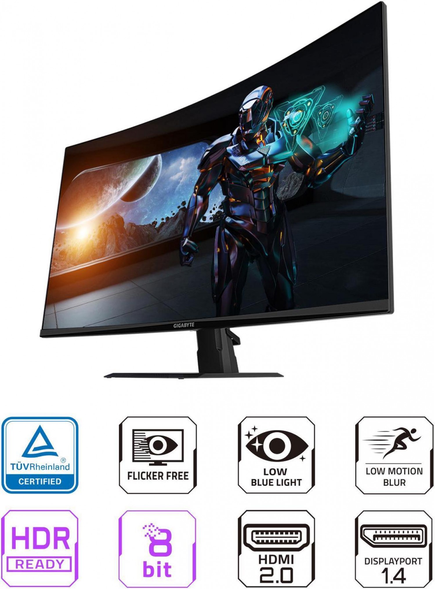 MONITOR GAMER GIGABYTE 32 GS32QC CURVO
