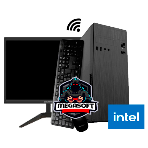 Pc Oficina con Monitor Intel Pentium G6400 8gb Ssd 240gb