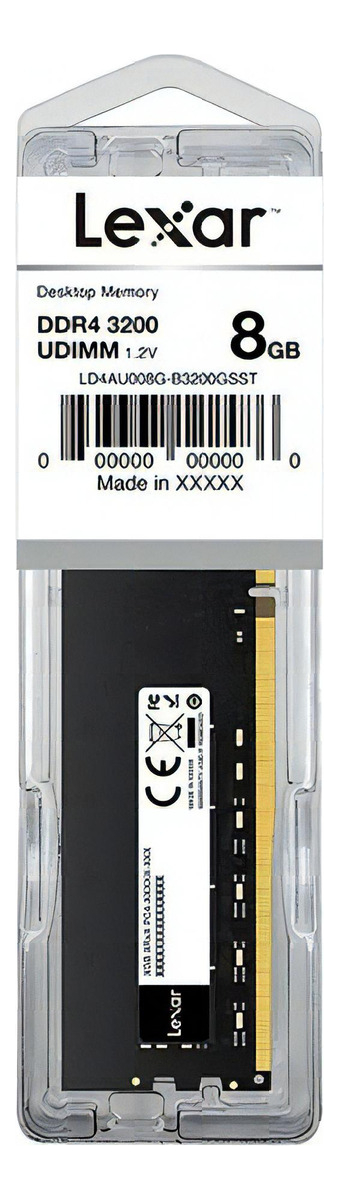 Mmemoria Ram Ddr4 8gb Lexar 3200hz Pc Escritorio