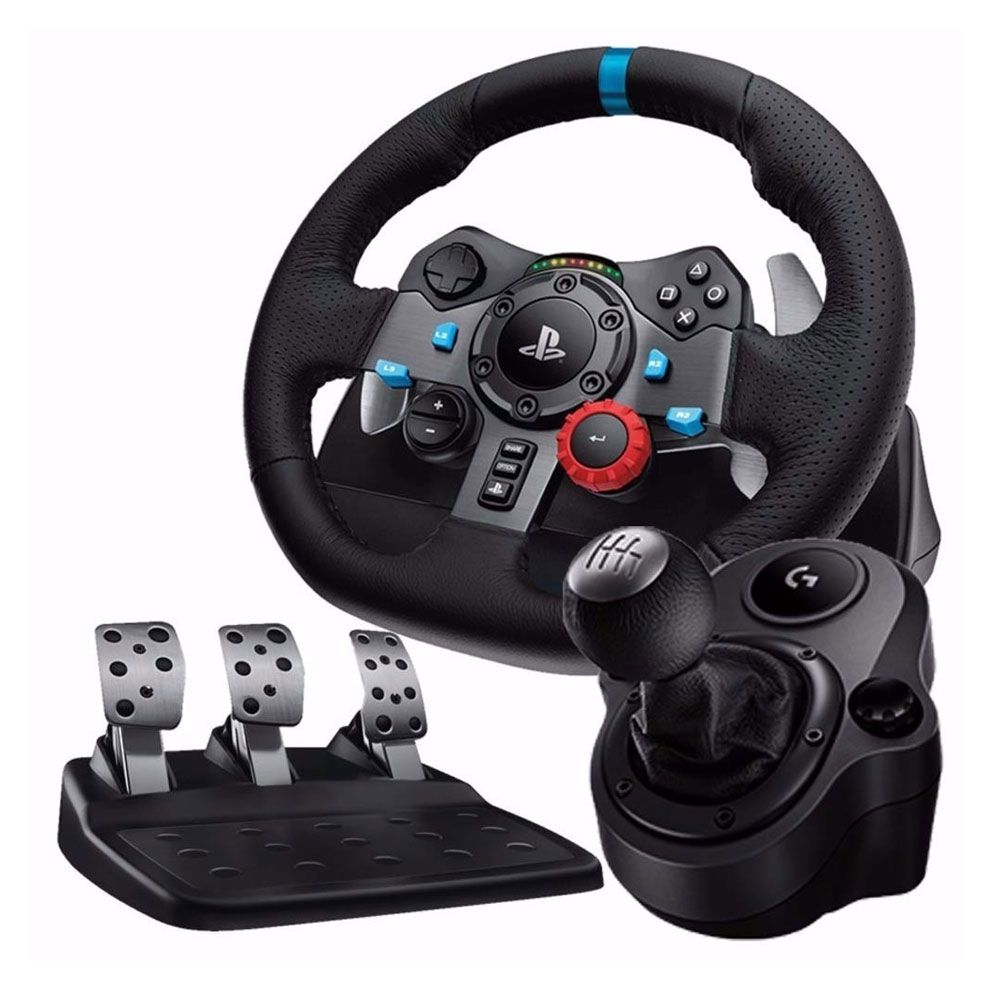 LOGITECH VOLANTE PEDALES G29 + PALANCA DRIVING FORCE SHIFTER