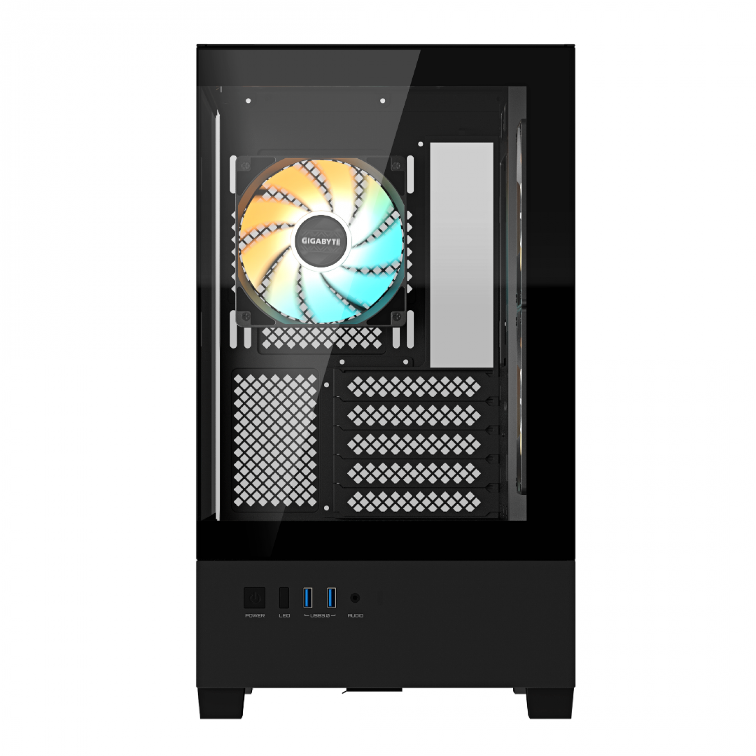 GABINETE GAMER GIGABYTE C201P M-ATX BLACK