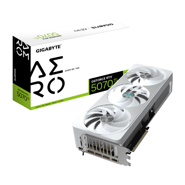 Placa de Video GIGABYTE GeForce RTX 5070 Ti Aero OC 16GB