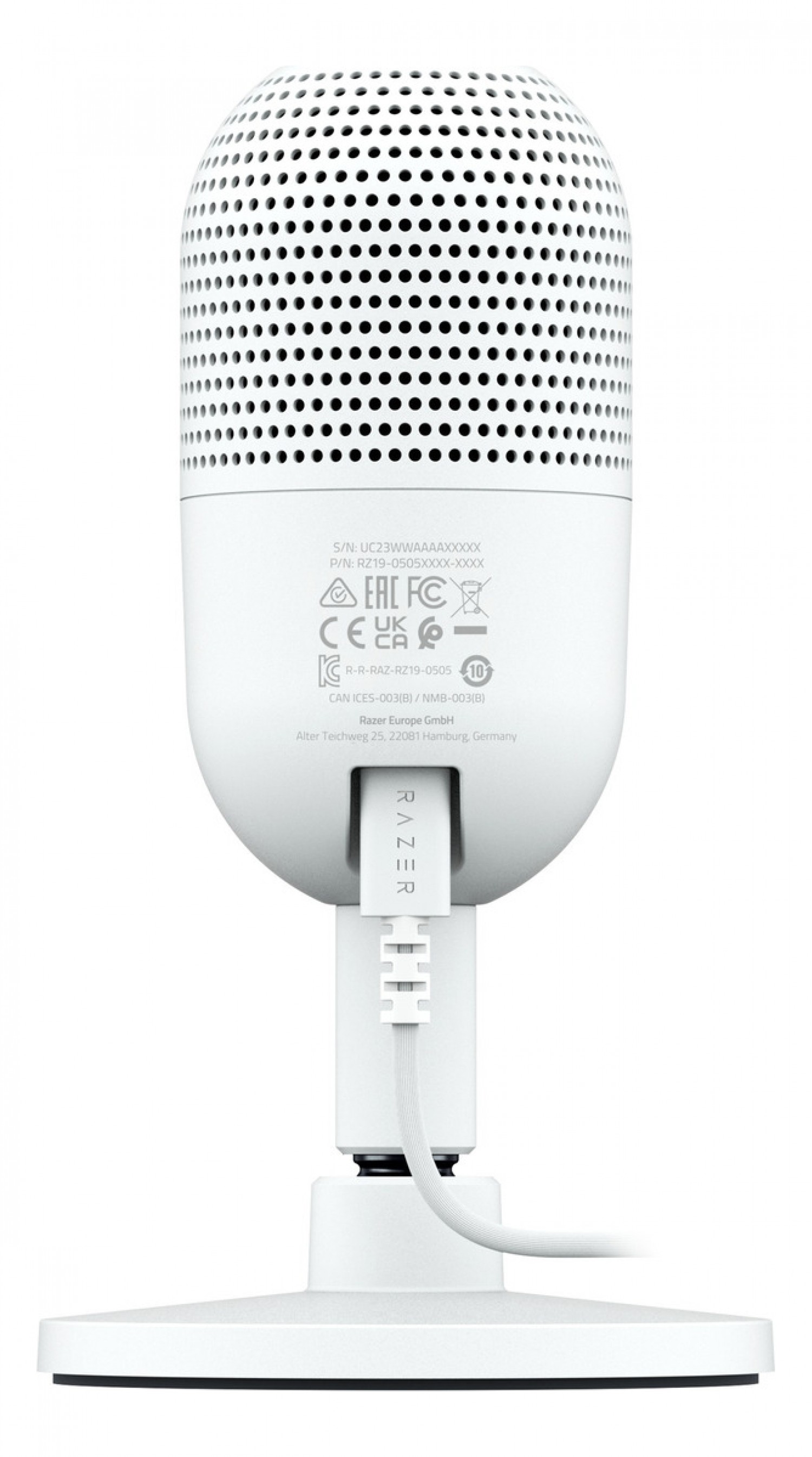 MICROFONO RAZER SEIREN V3 MINI WHITE USB-C CONDENSER SUPERCARDIOID