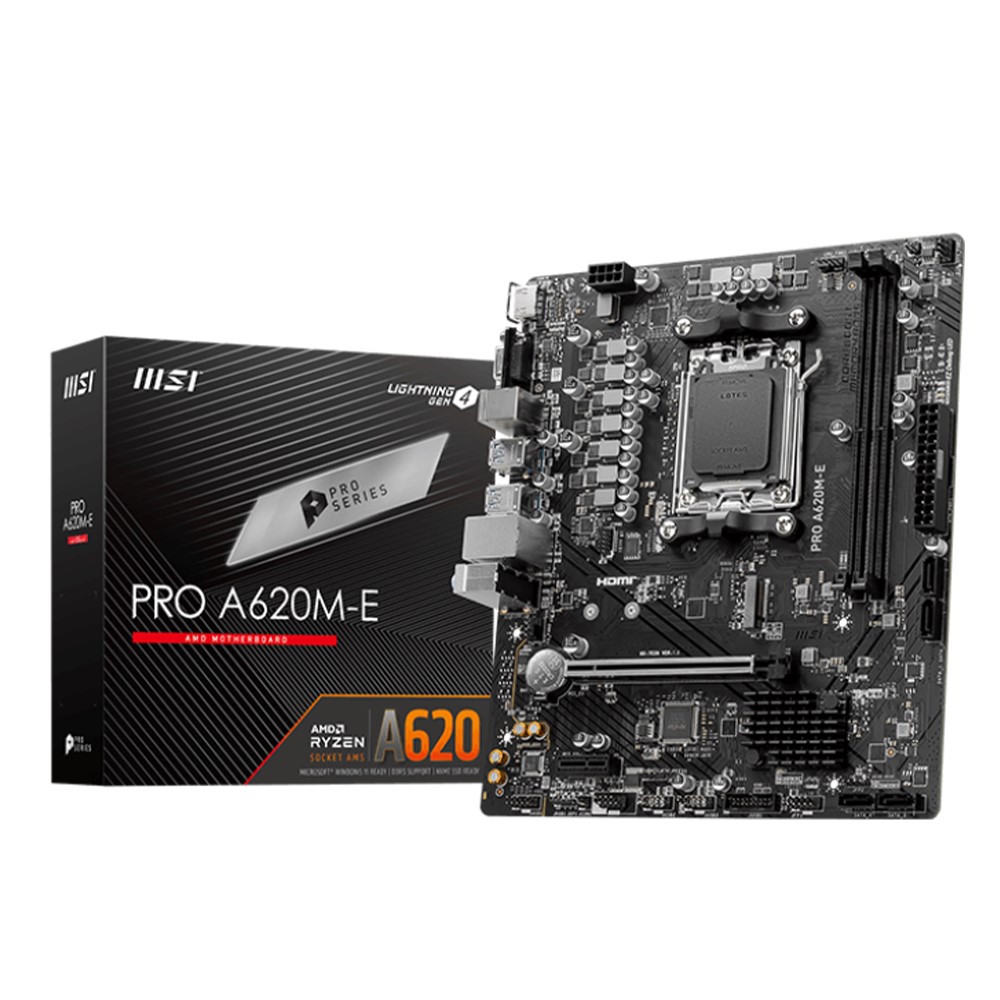 Motherboard Msi Pro A620m-e Am5 Ddr5 Negro Megasoft