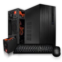 PC GAMER AMD RYZEN 5 4500 RX 550 2GB- A520M- 16GB- 240GB- GABINETE SENTEY 600W