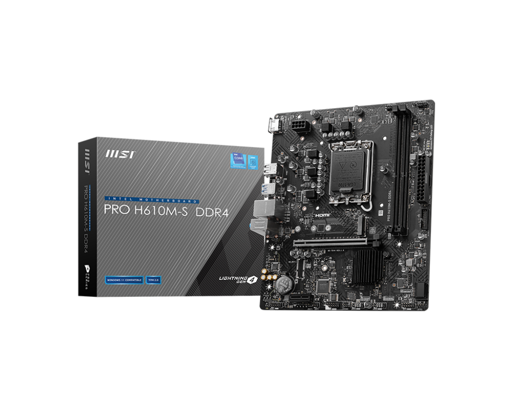Motherboard Intel MSI PRO H610M-S DDR4 S1700