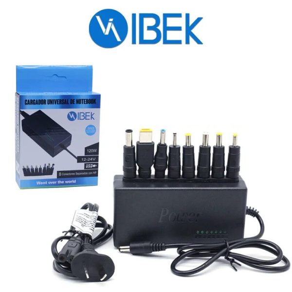 CARGADOR UNIVERSAL DE NOTEBOOK IBEK CA-NT1004